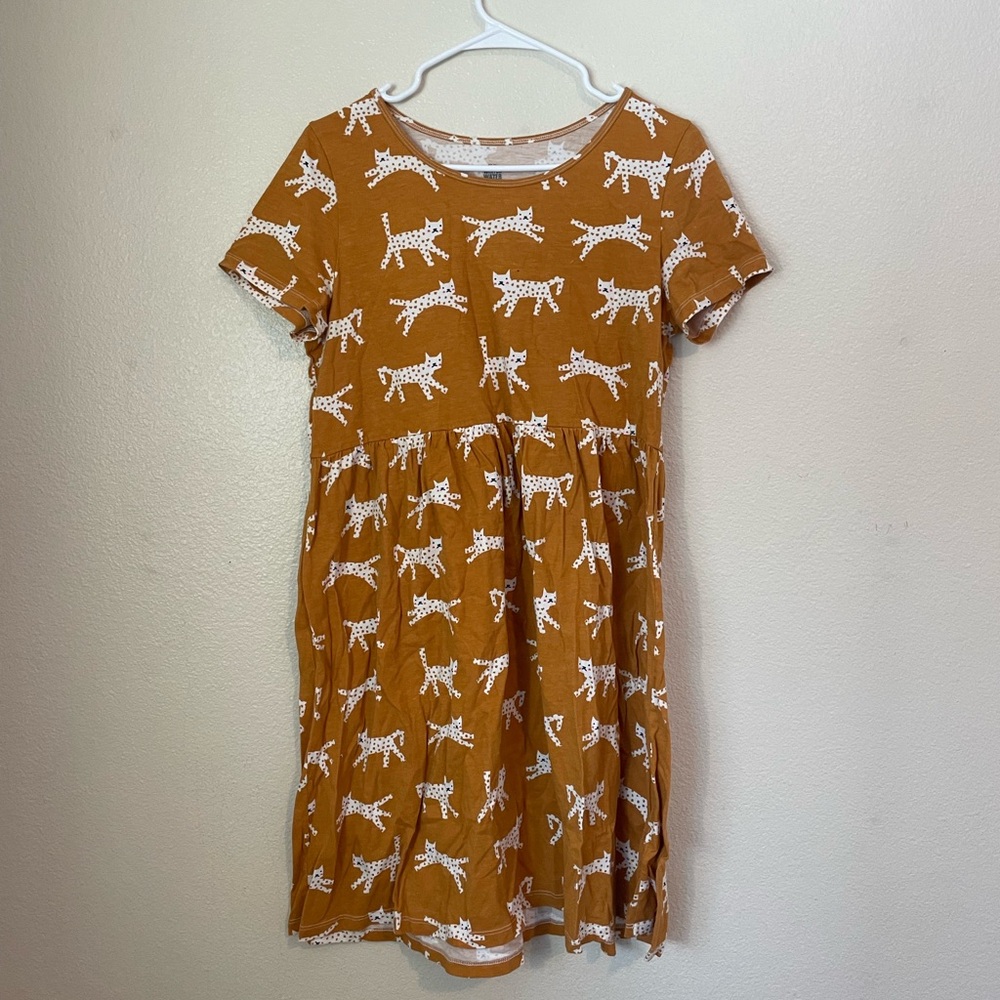 Women’s Leopard Print Cotton Dress Medium